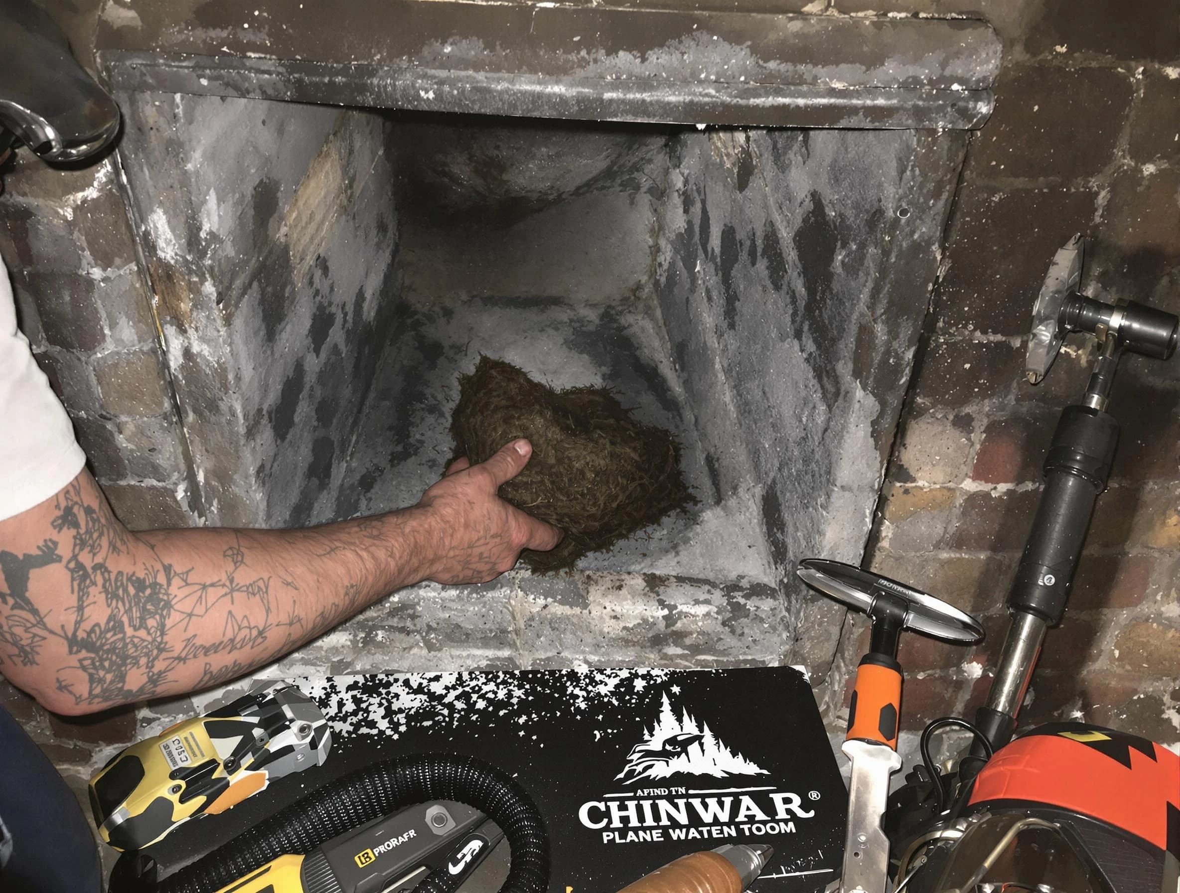 Ken Caryl Chimney Sweep safely removing debris and screening chimney in Ken Caryl, CO