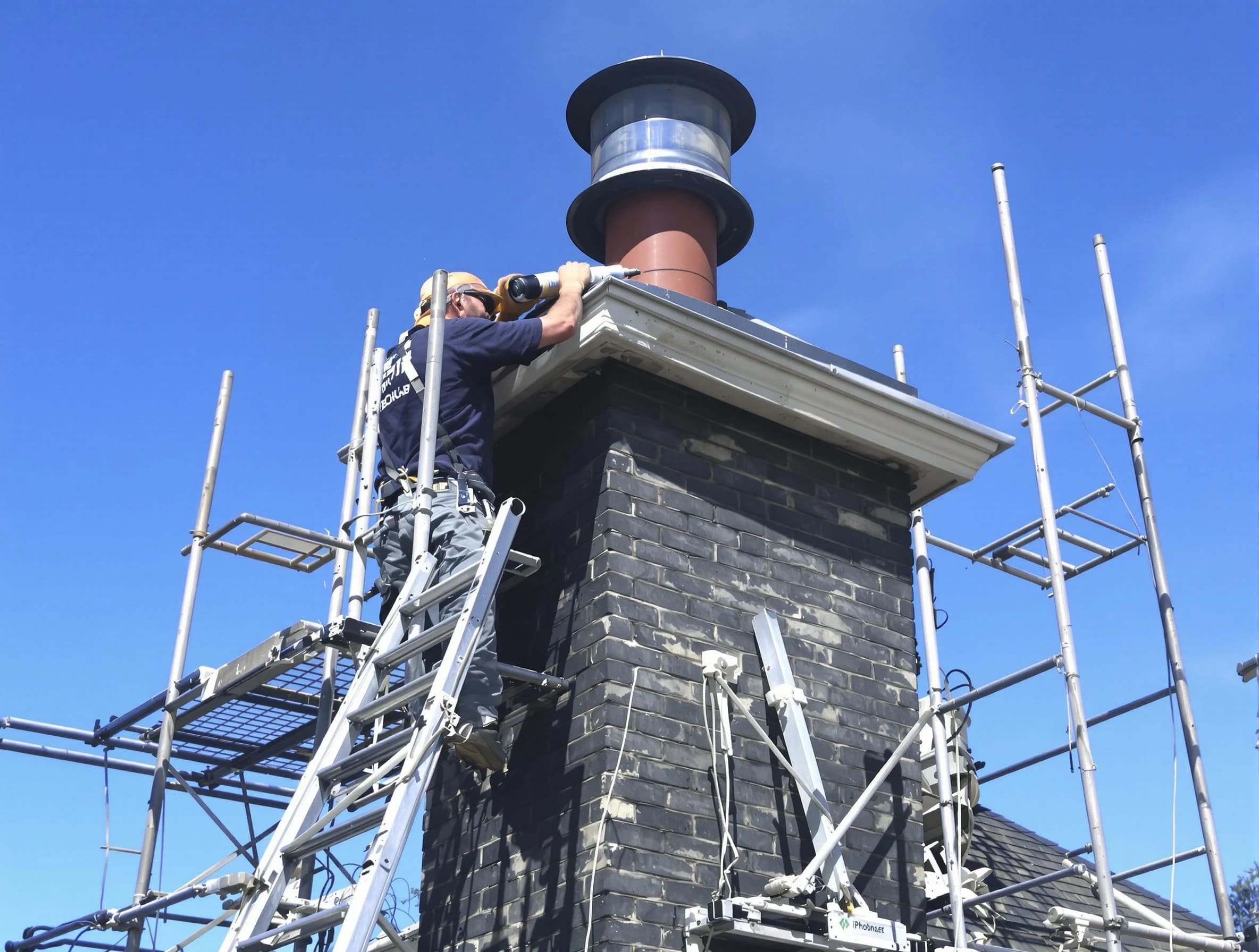 Sturdy chimney crown finished by Ken Caryl Chimney Sweep in Ken Caryl, CO