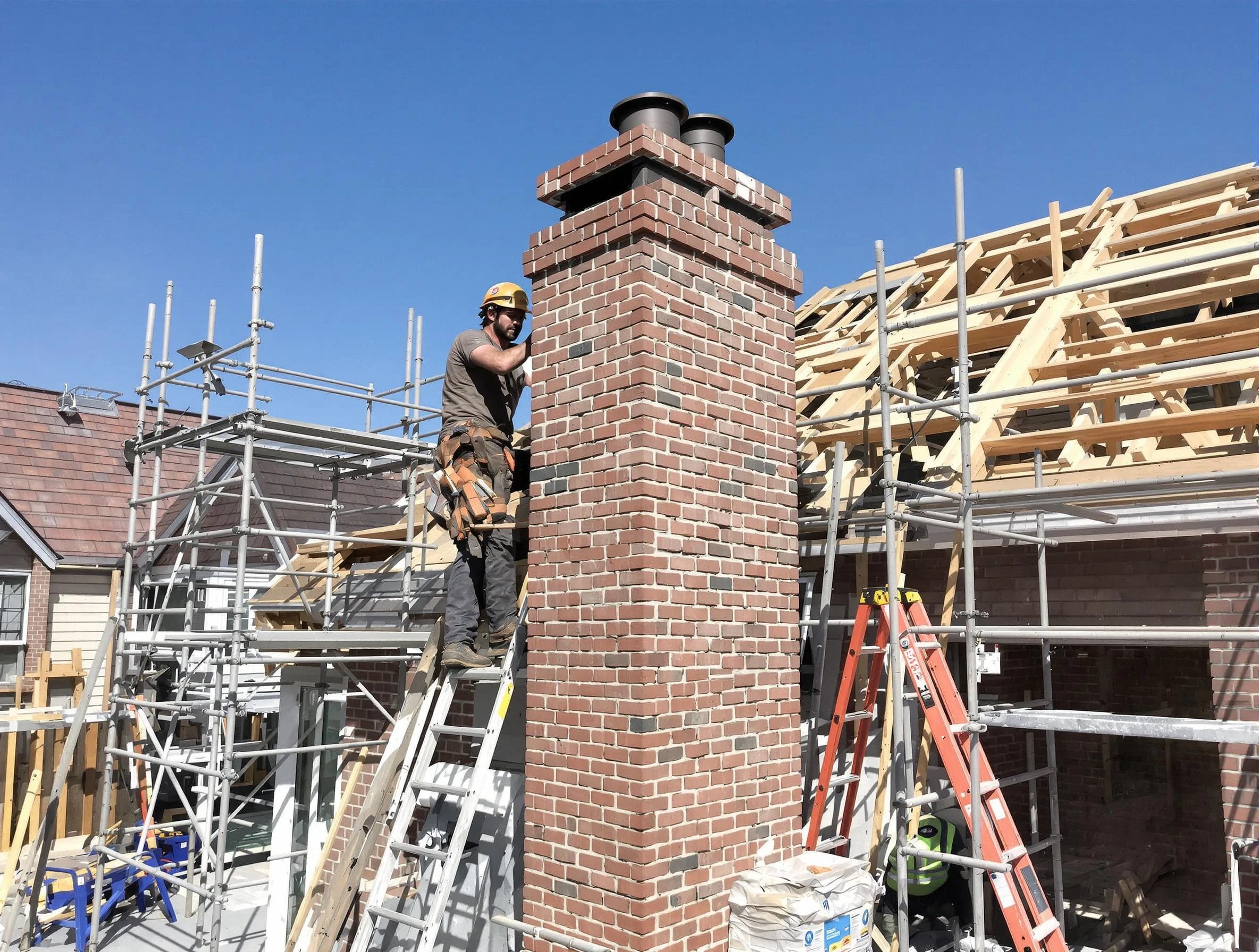 New chimney installation completed by Ken Caryl Chimney Sweep in Ken Caryl, CO