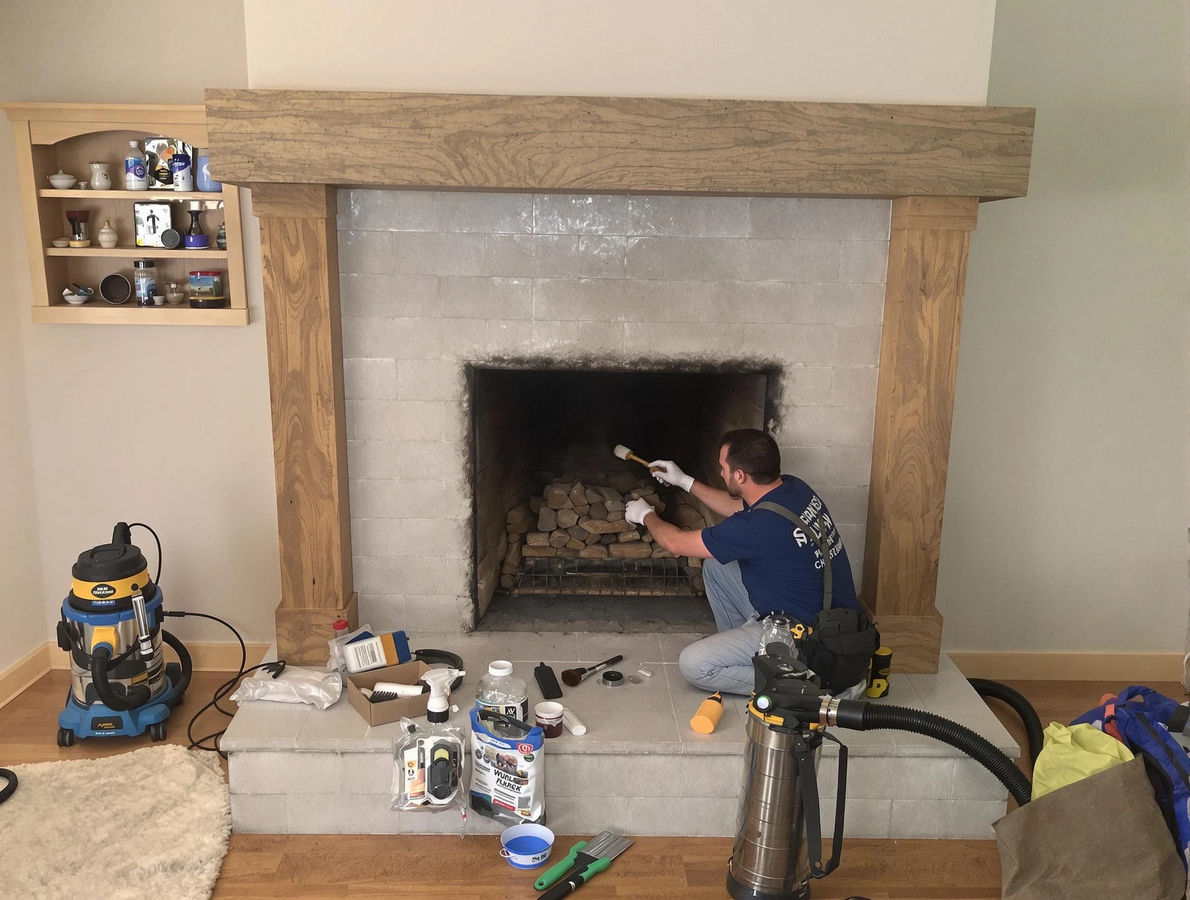 Detailed creosote removal process by Ken Caryl Chimney Sweep in Ken Caryl, CO