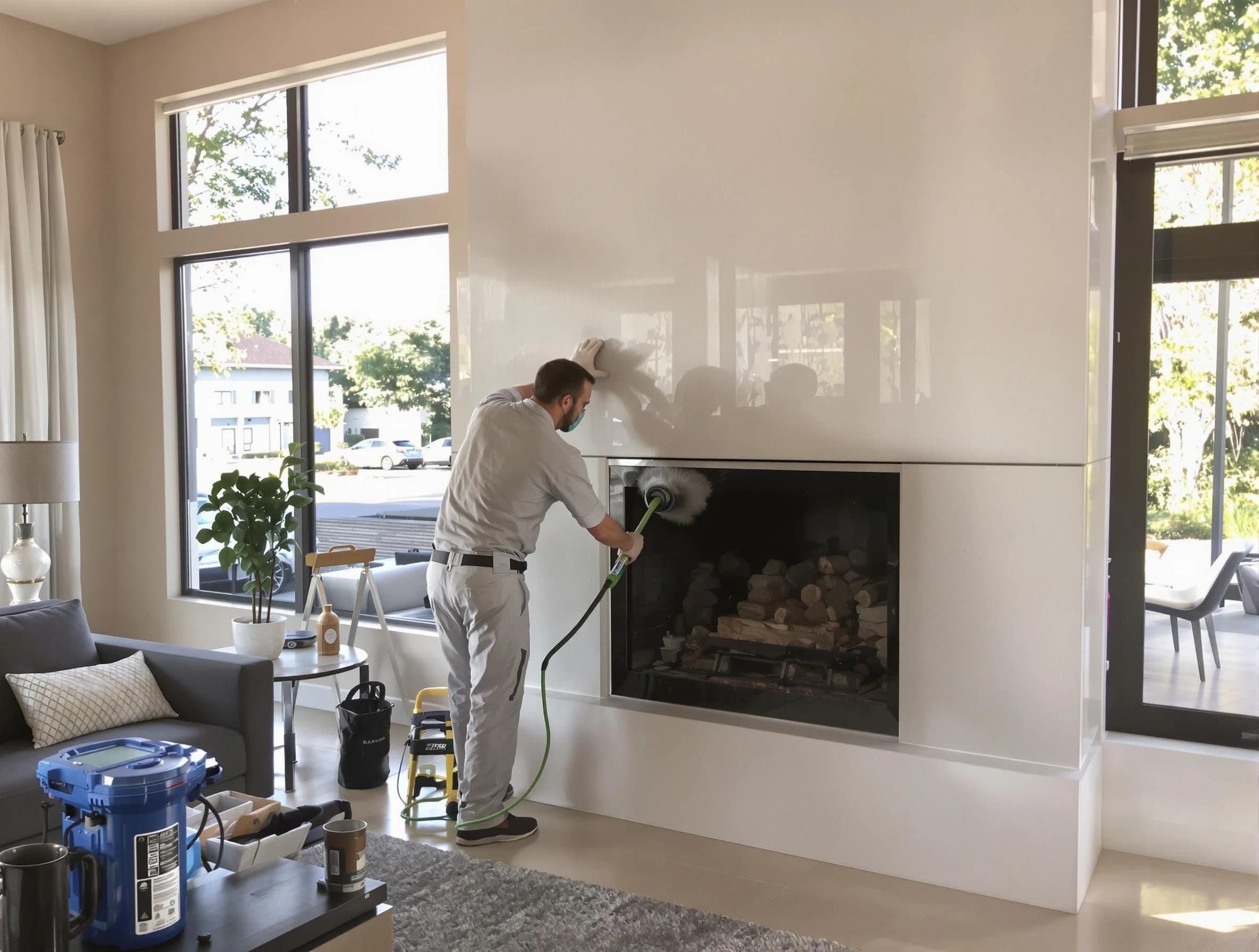 Ken Caryl Chimney Sweep performing thorough soot removal in Ken Caryl, CO