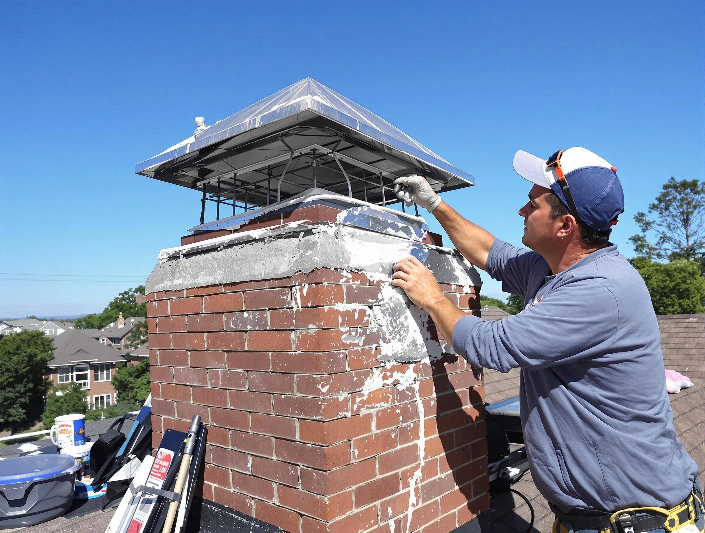 Chimney Crown Services service in Ken Caryl, CO