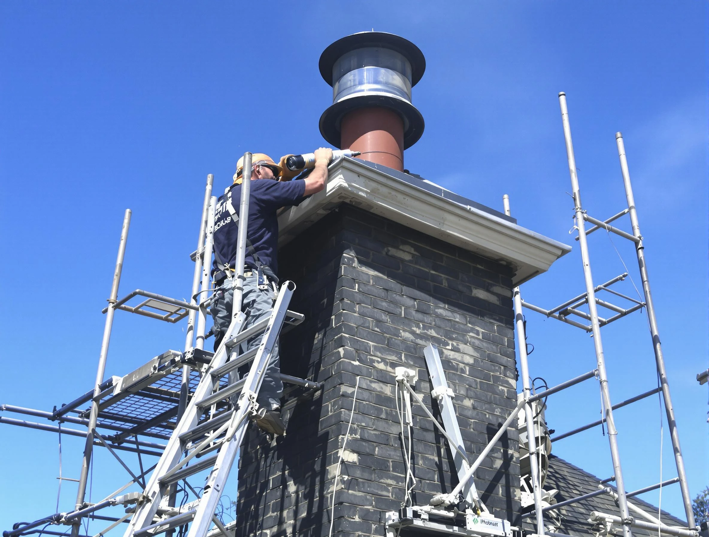 Sturdy chimney crown finished by Ken Caryl Chimney Sweep in Ken Caryl, CO