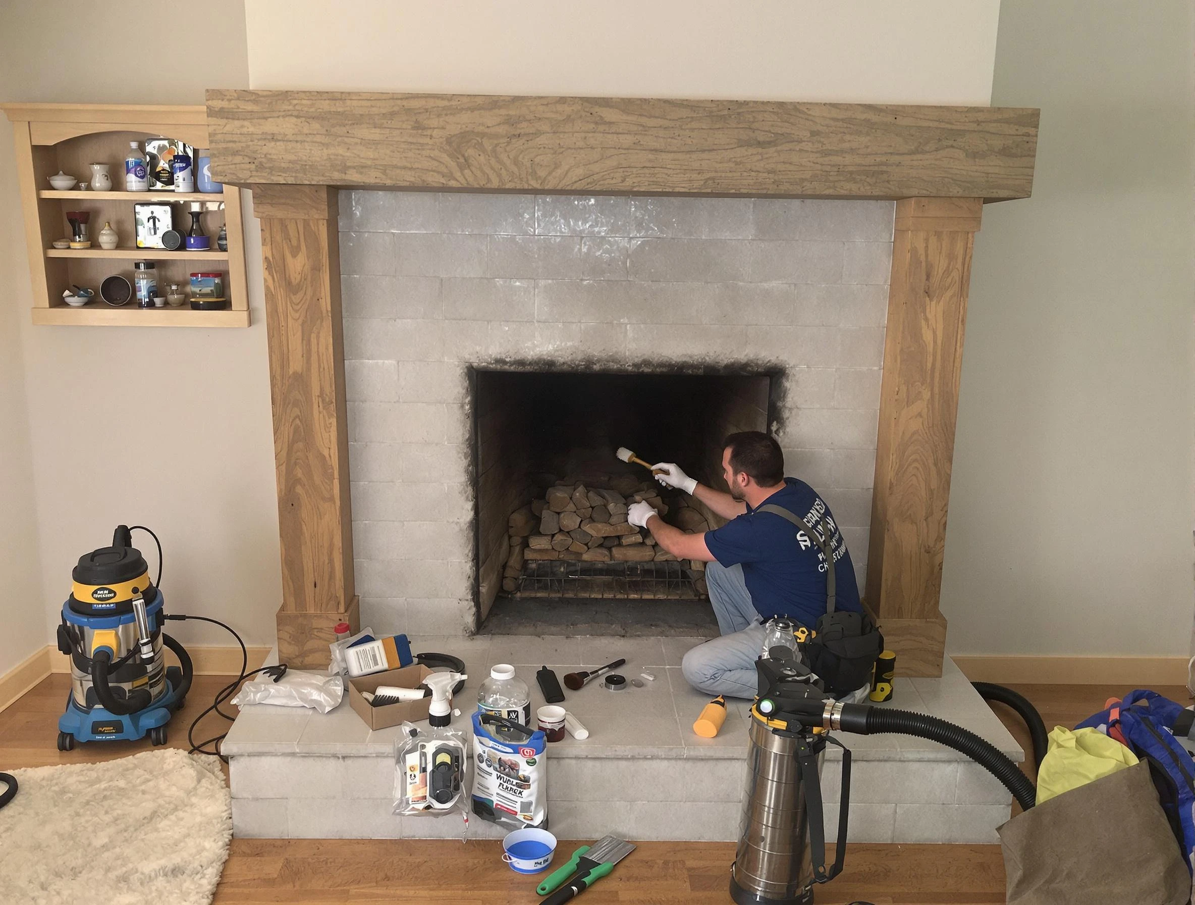 Detailed creosote removal process by Ken Caryl Chimney Sweep in Ken Caryl, CO