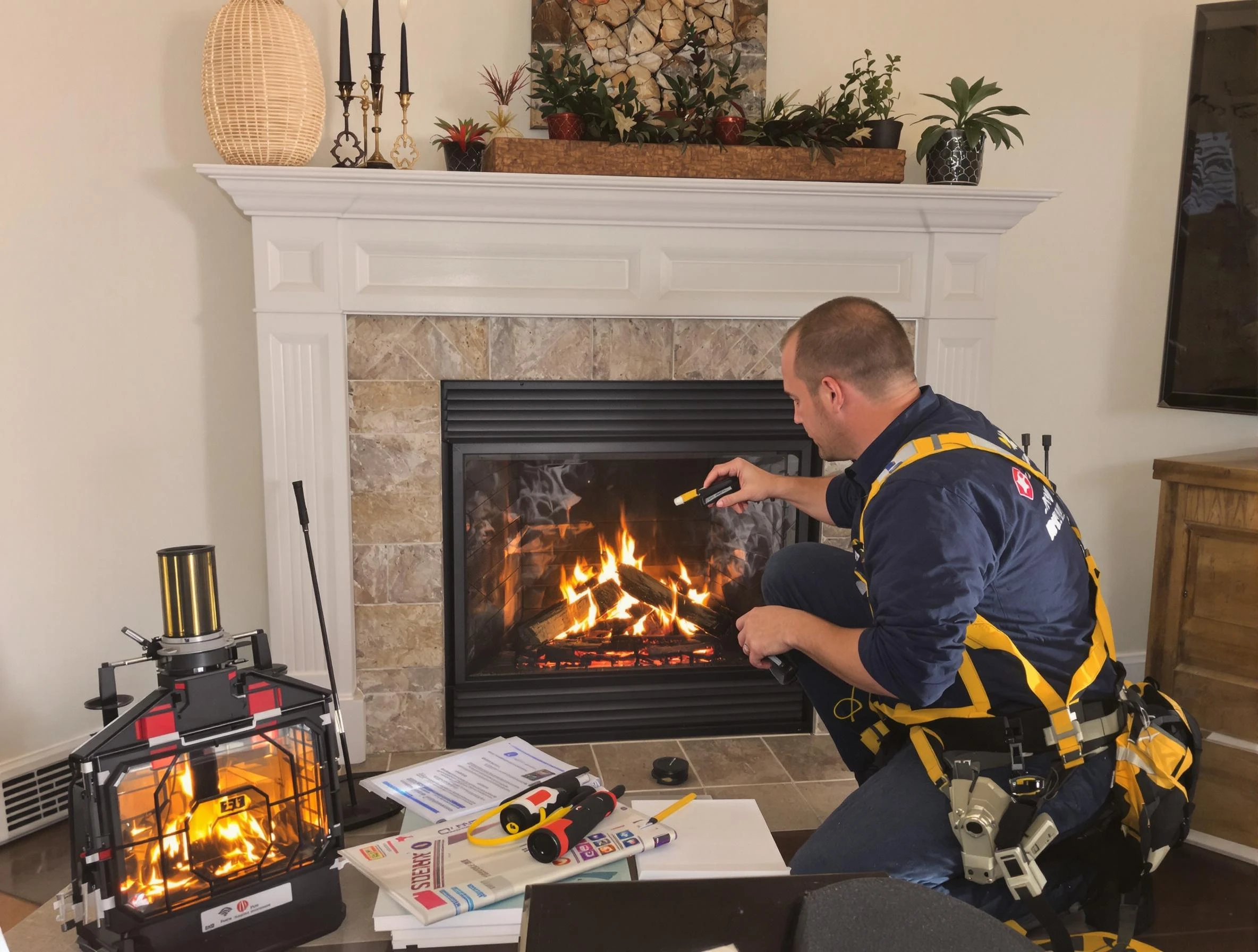 Safety-focused fireplace inspection by Ken Caryl Chimney Sweep in Ken Caryl, CO